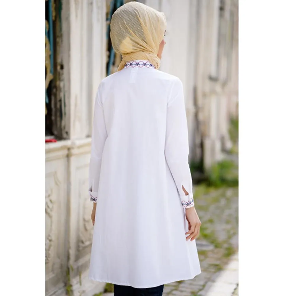 Abaci Modest Tunic 11702-R46 White