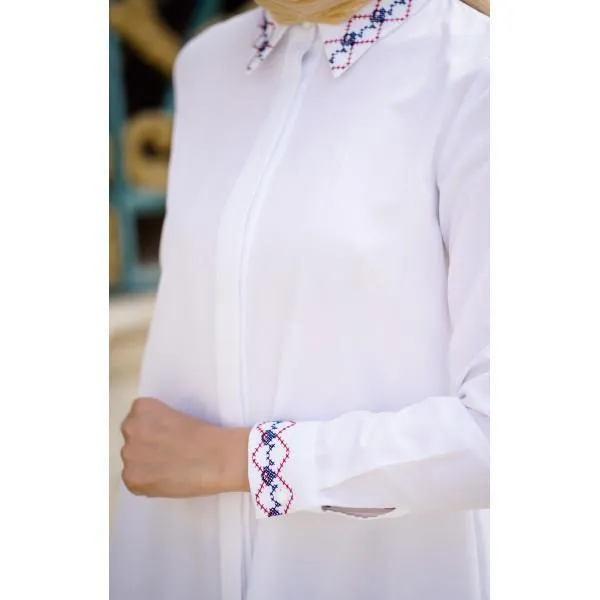 Abaci Modest Tunic 11702-R46 White