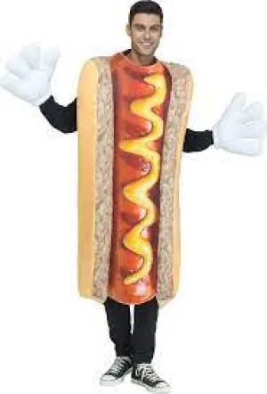 Adult Hotdog Costume