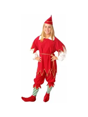 Adult Santas Red Little Helper Costume