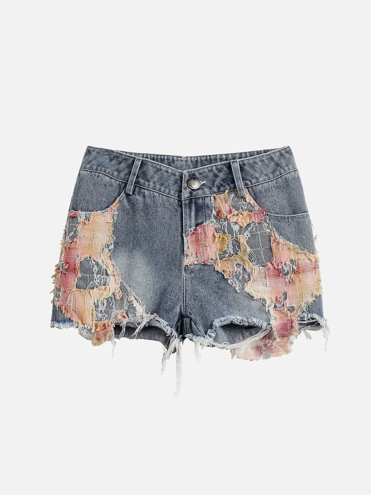 Aelfric Eden Heavy Craftsmanship Lace Crop Jorts