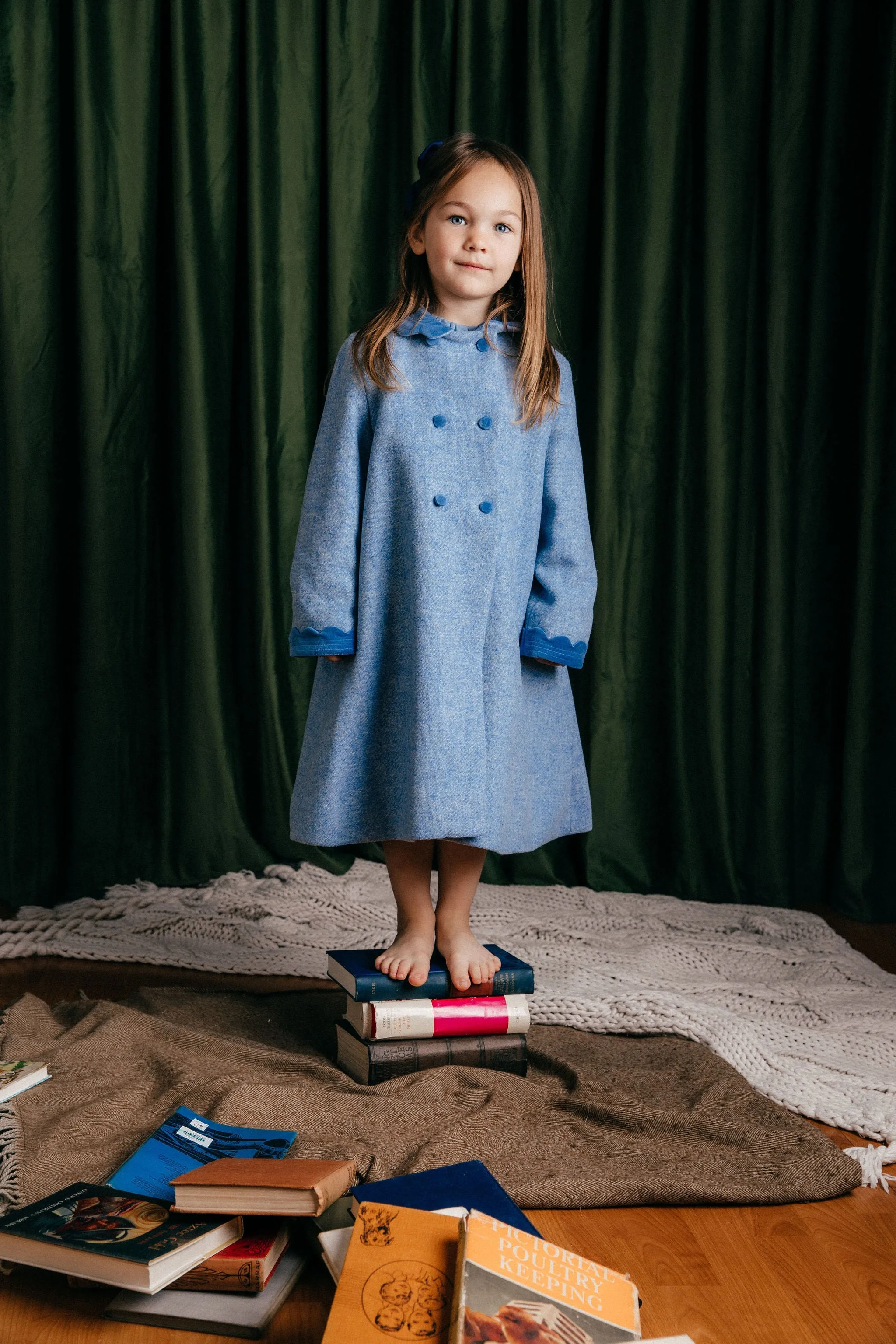 Alba Coat - Light Blue