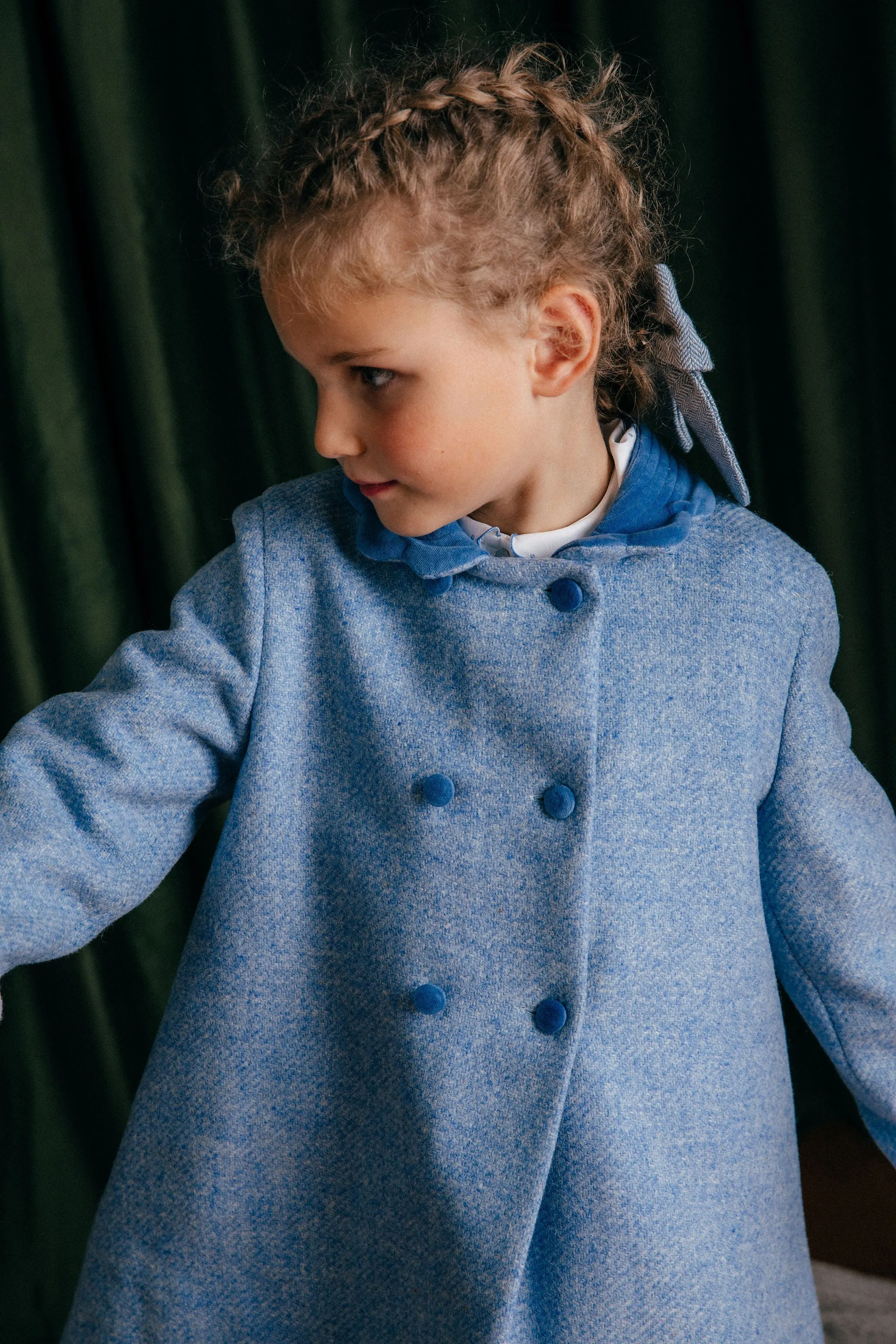 Alba Coat - Light Blue