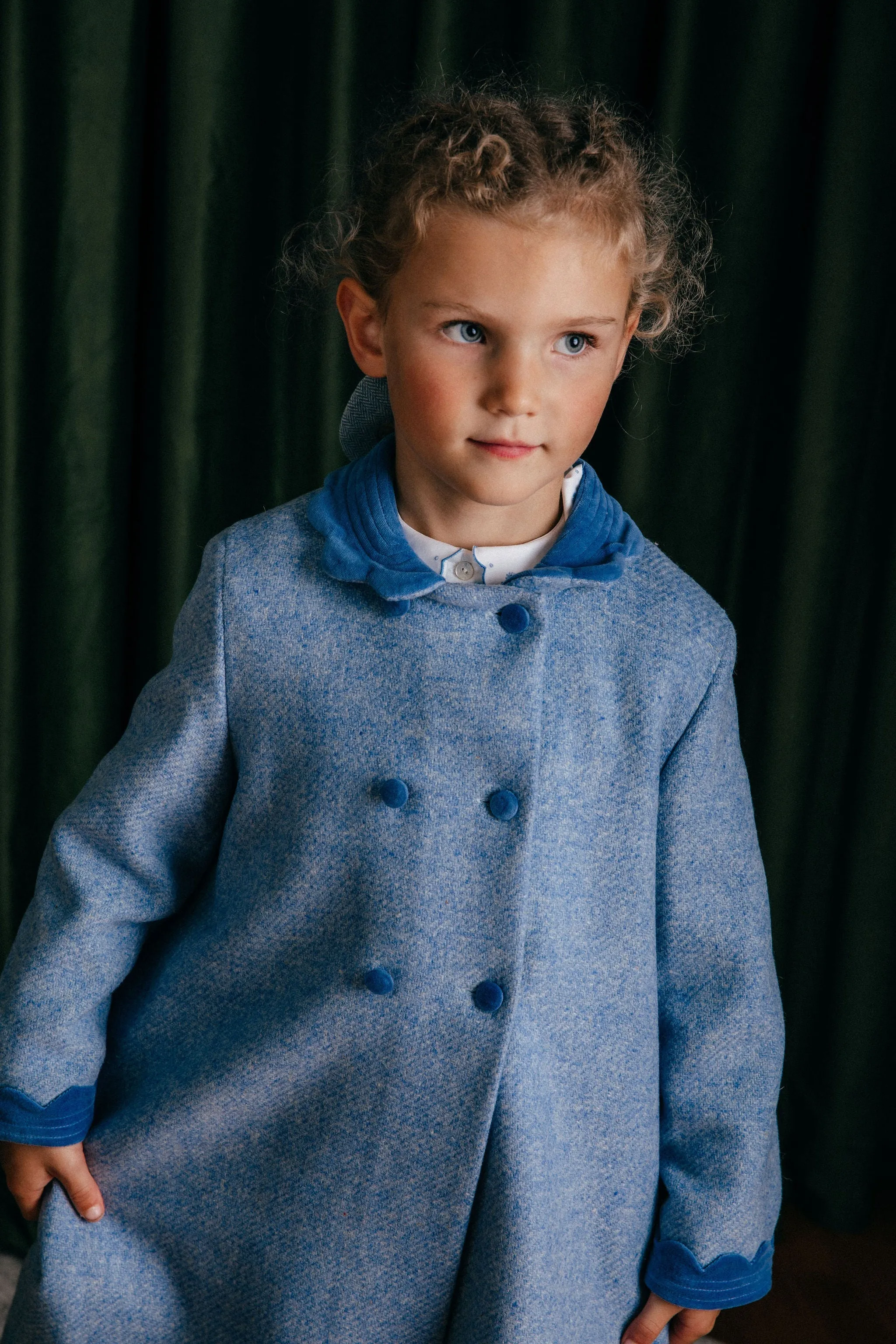 Alba Coat - Light Blue