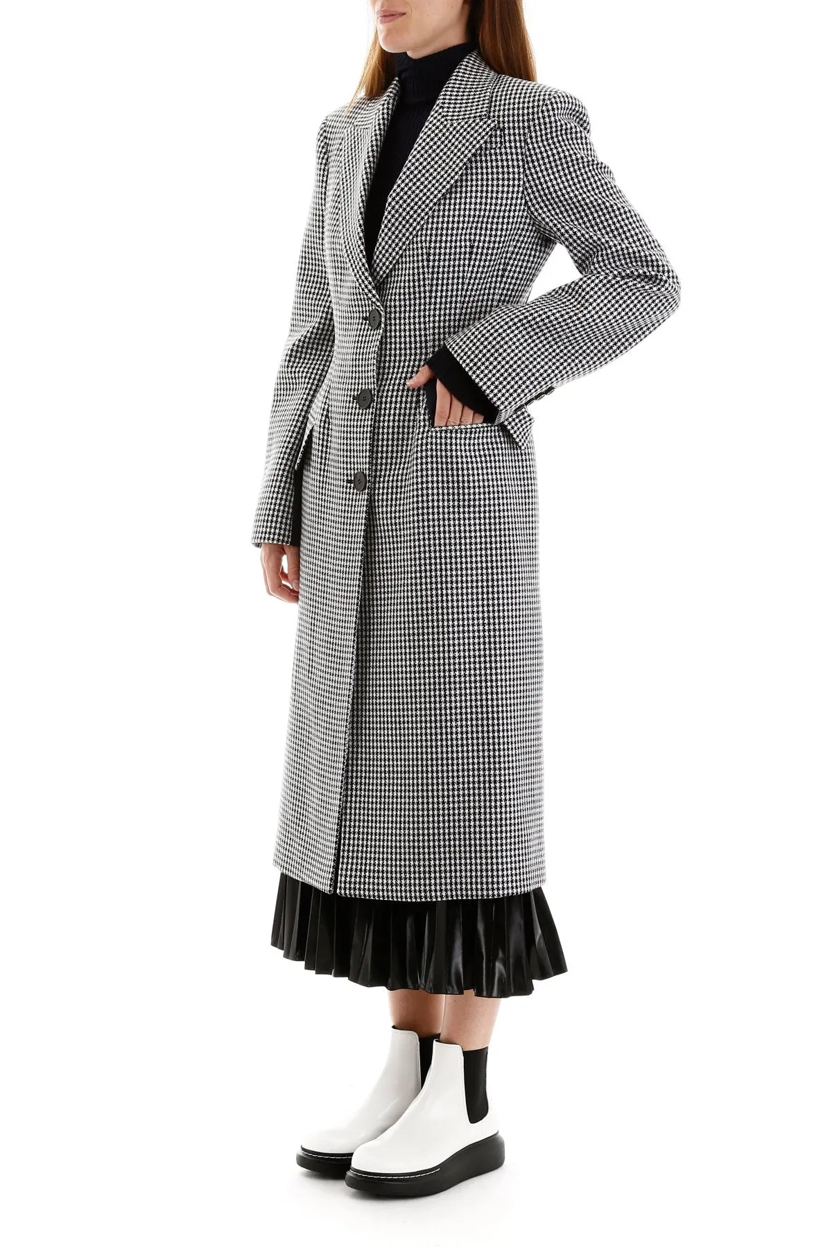 Alexander McQueen Houndstooth Coat