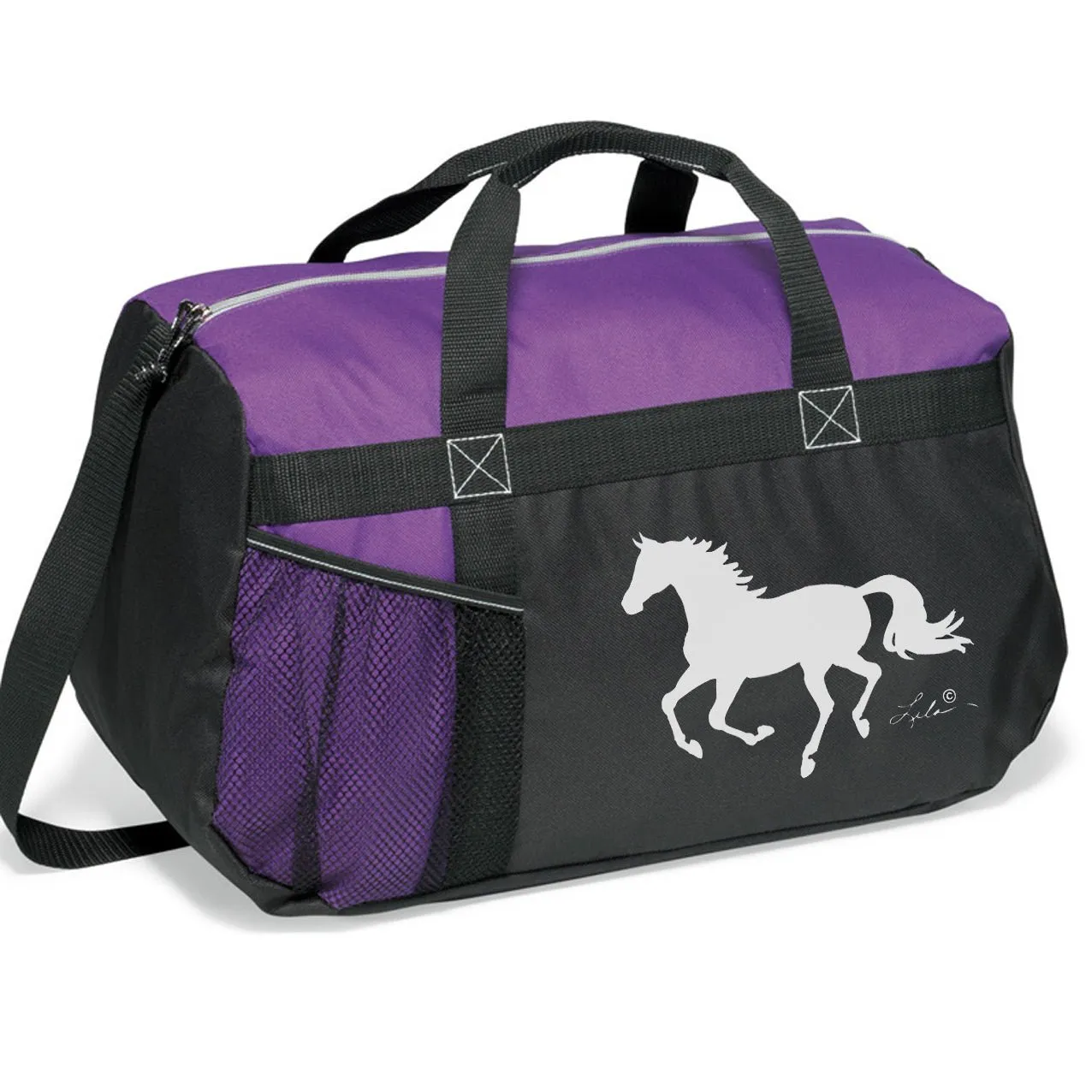 AWST Int “Lila” Galloping Horse Duffle Bag