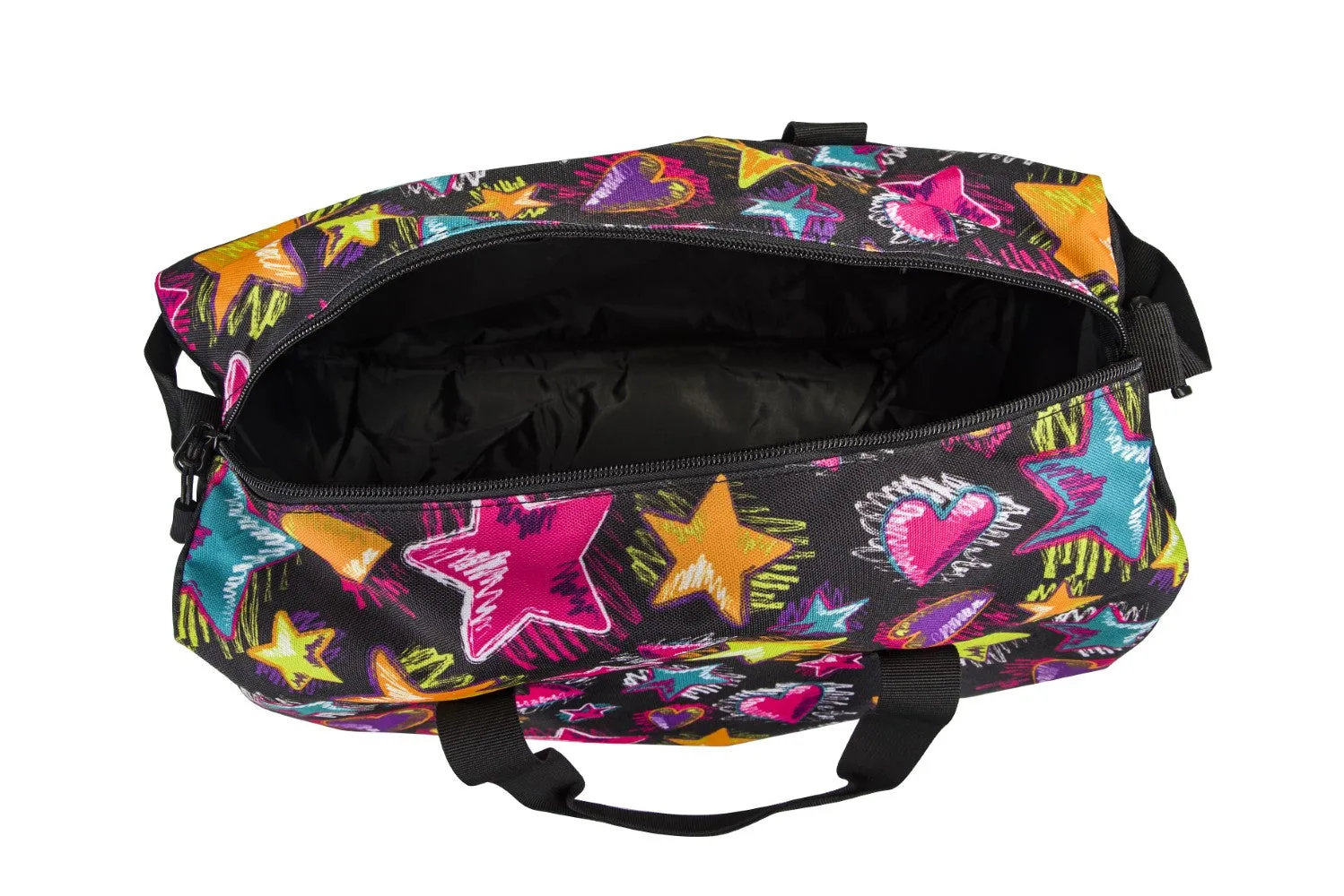 AWST Int'l "Lila" Galloping Horse Duffle Bag- Stars & Hearts