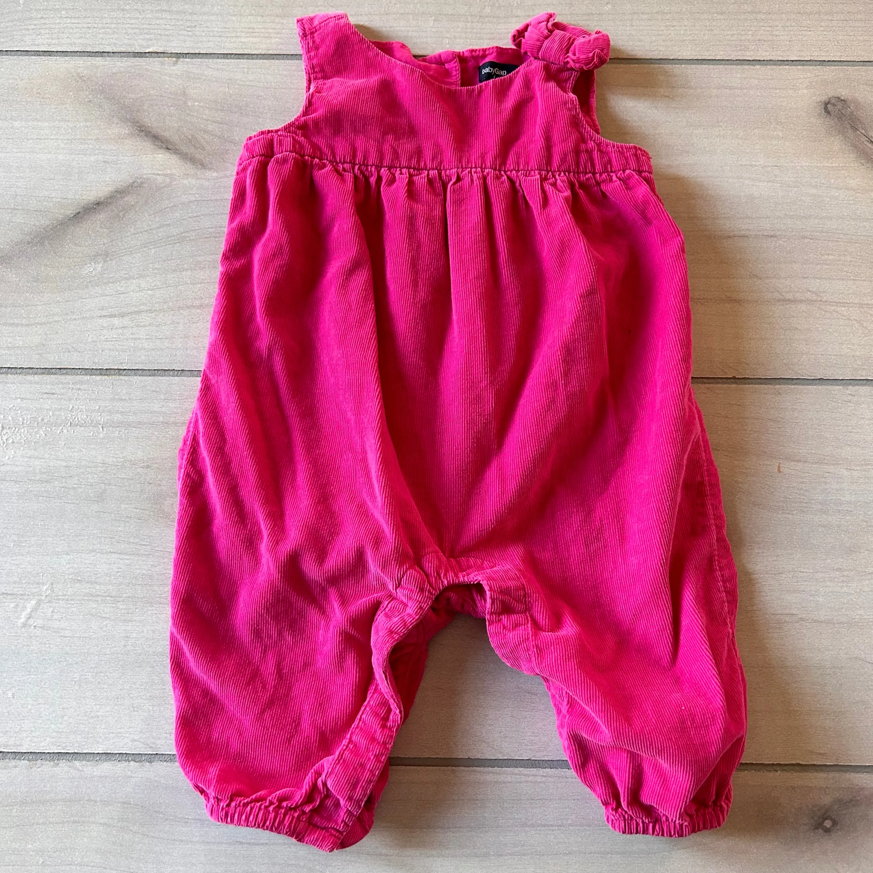 Baby Gap Pink Corduroy Romper