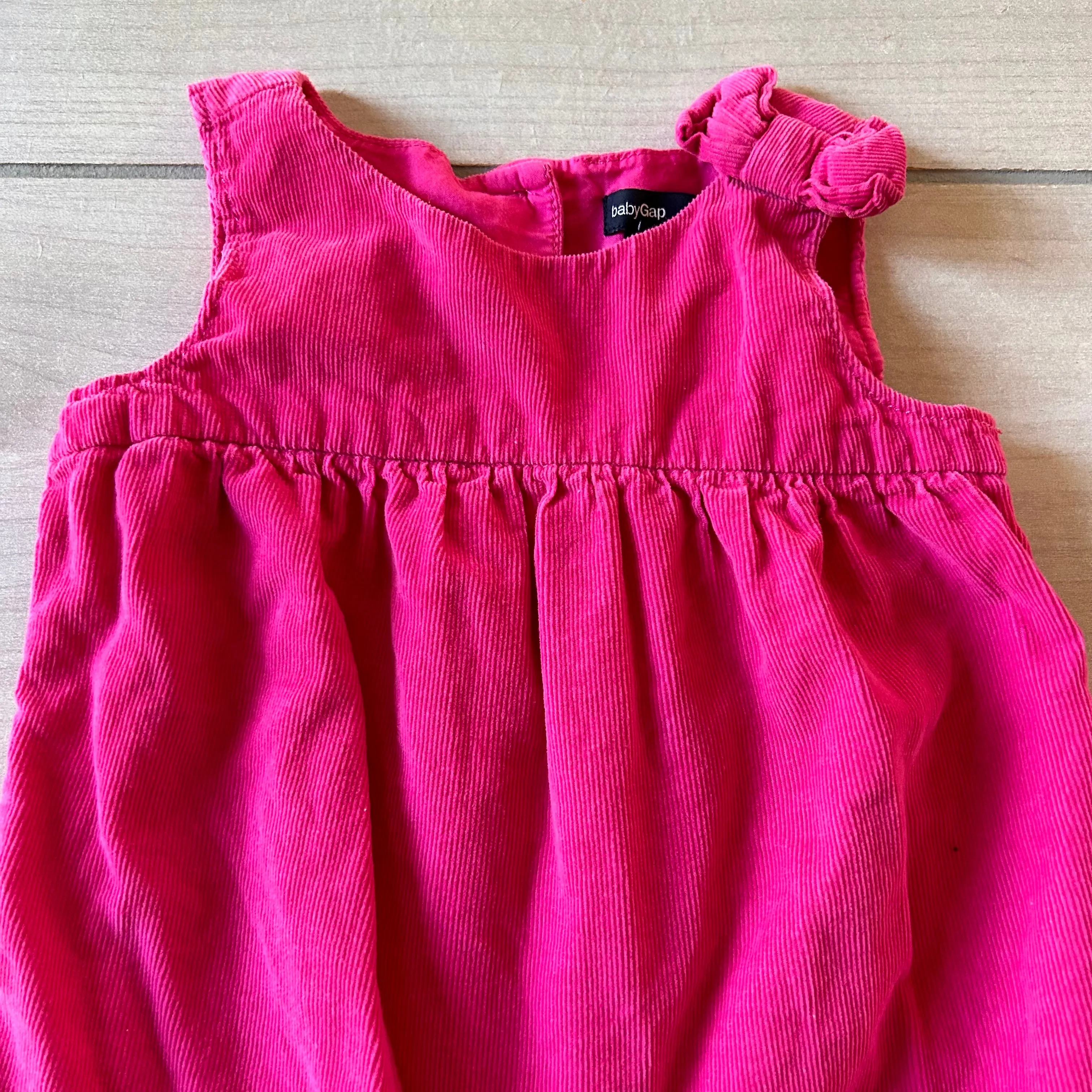 Baby Gap Pink Corduroy Romper