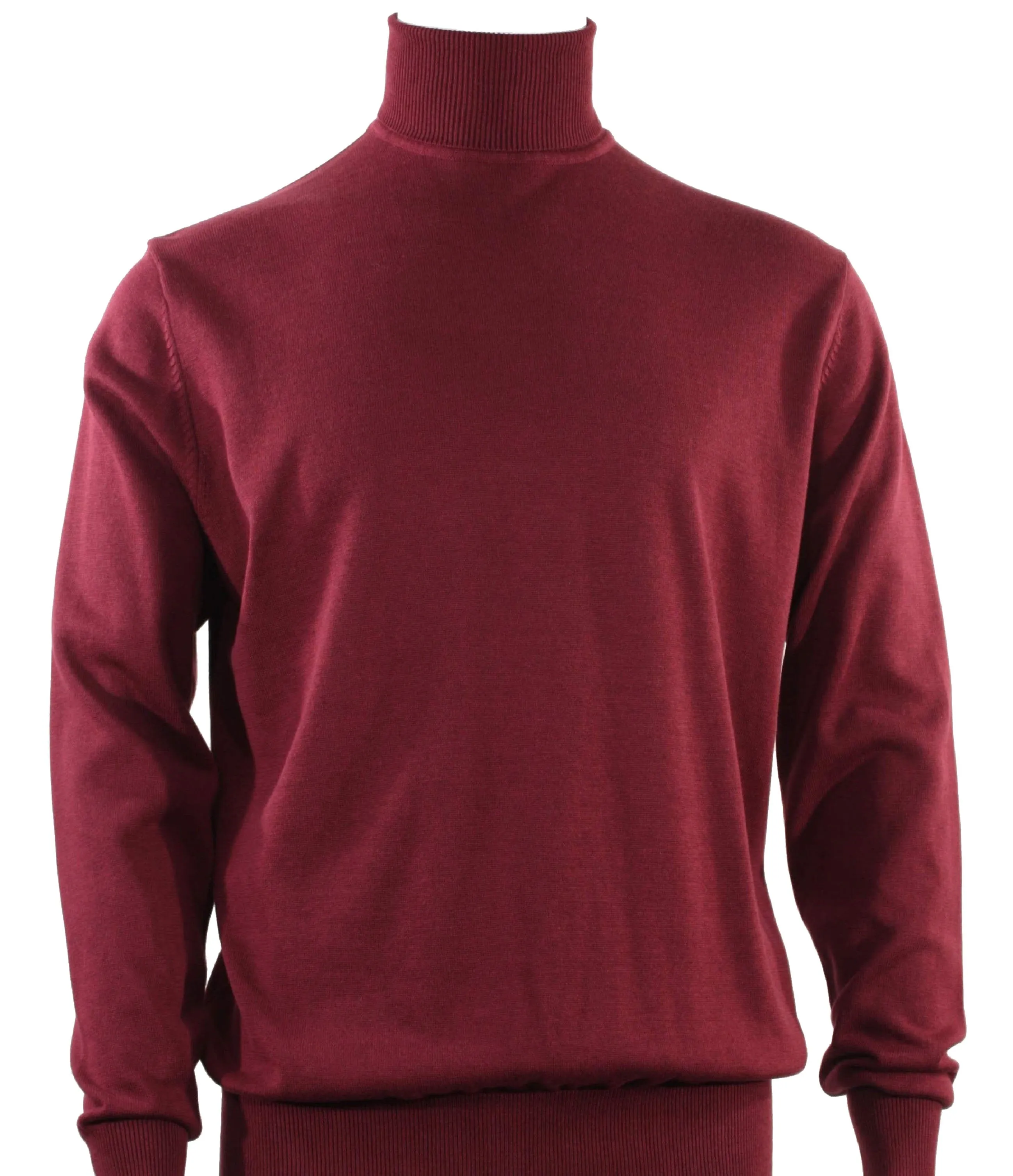 Bassiri L/S Turtleneck Burgundy Sweater 631