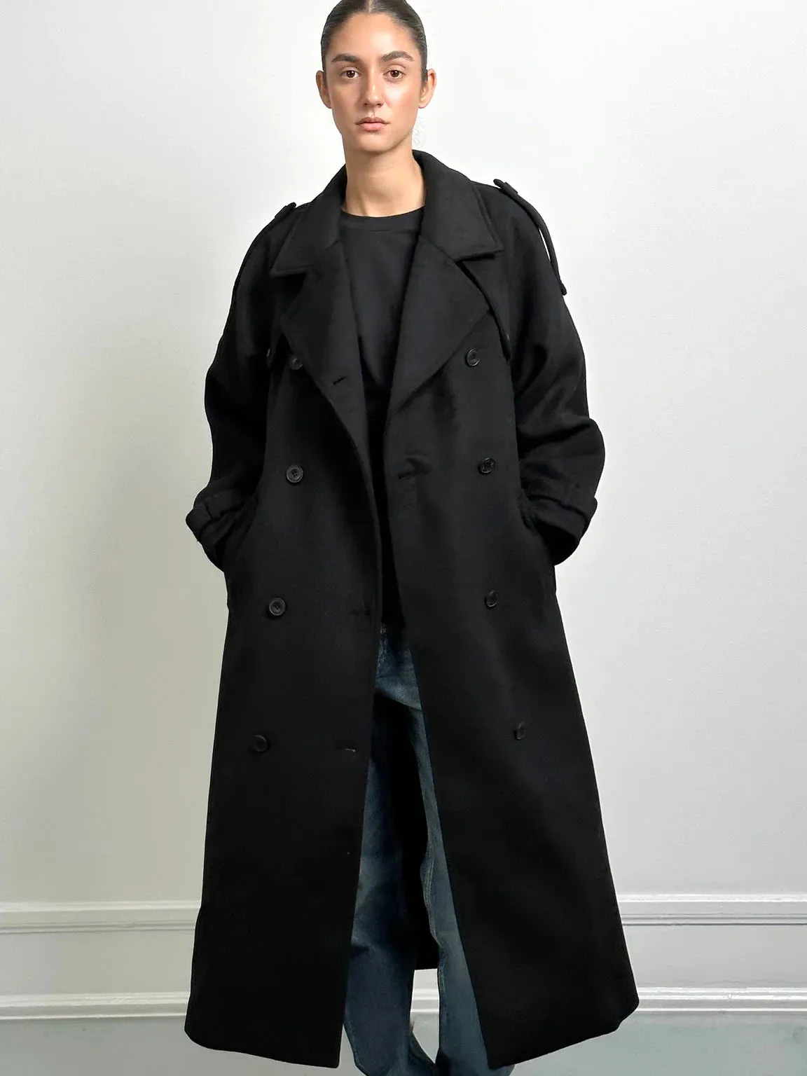 Bea Wool Coat - Black