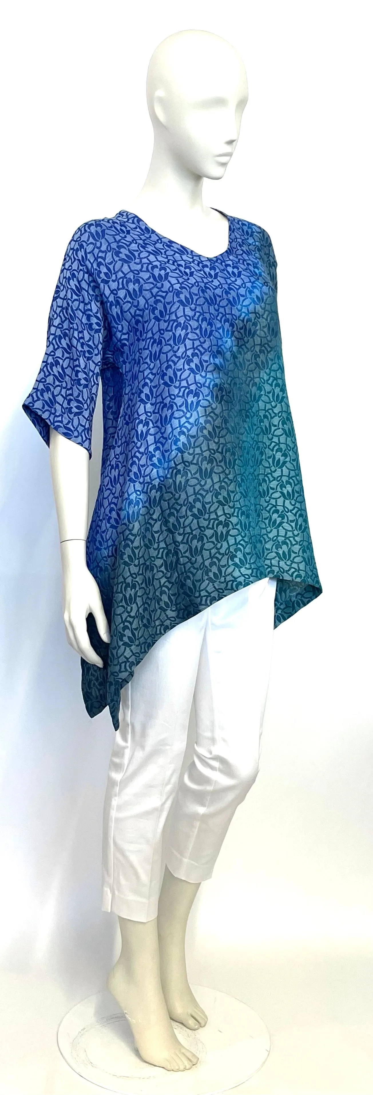 Beach Brocade Swallowtail Tunic