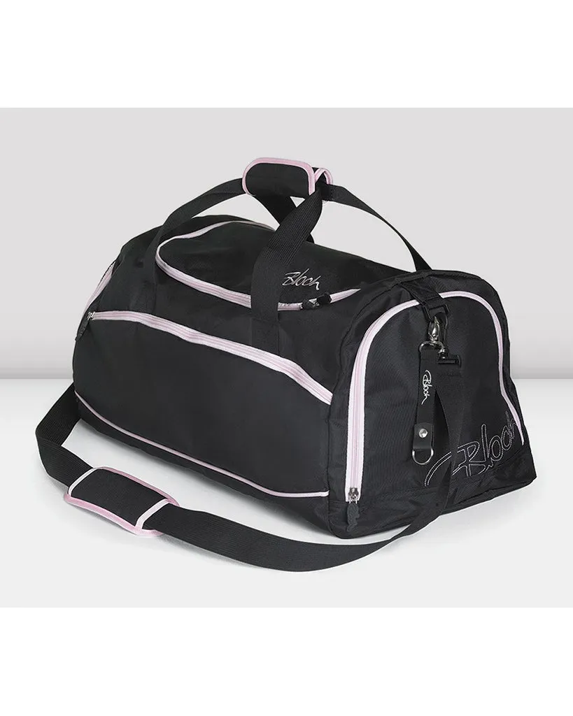 Bloch Multi Compartment Dance Duffle Bag - A311 - Black/ Pink