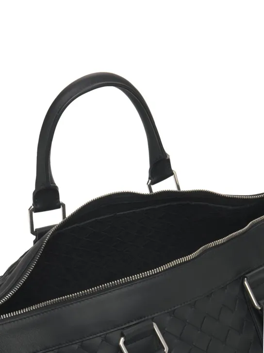 Bottega Veneta   Medium intrecciato leather duffle bag 