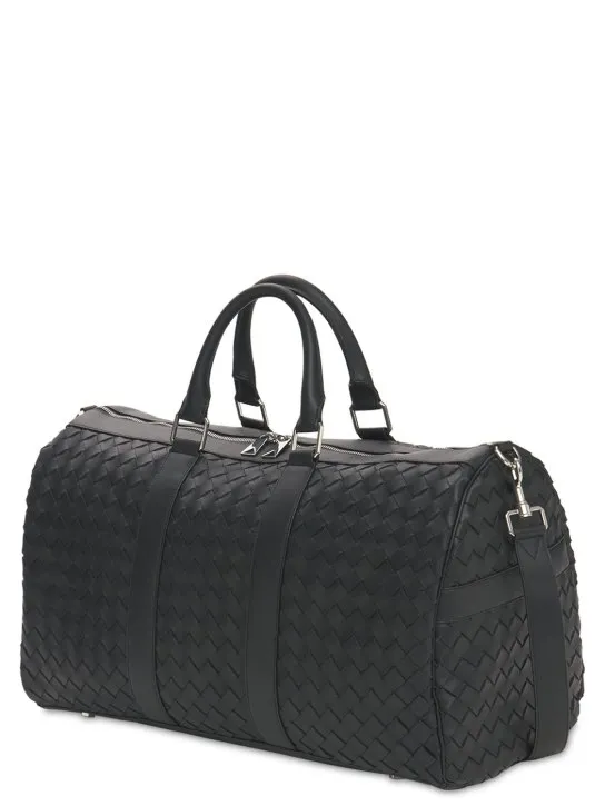 Bottega Veneta   Medium intrecciato leather duffle bag 