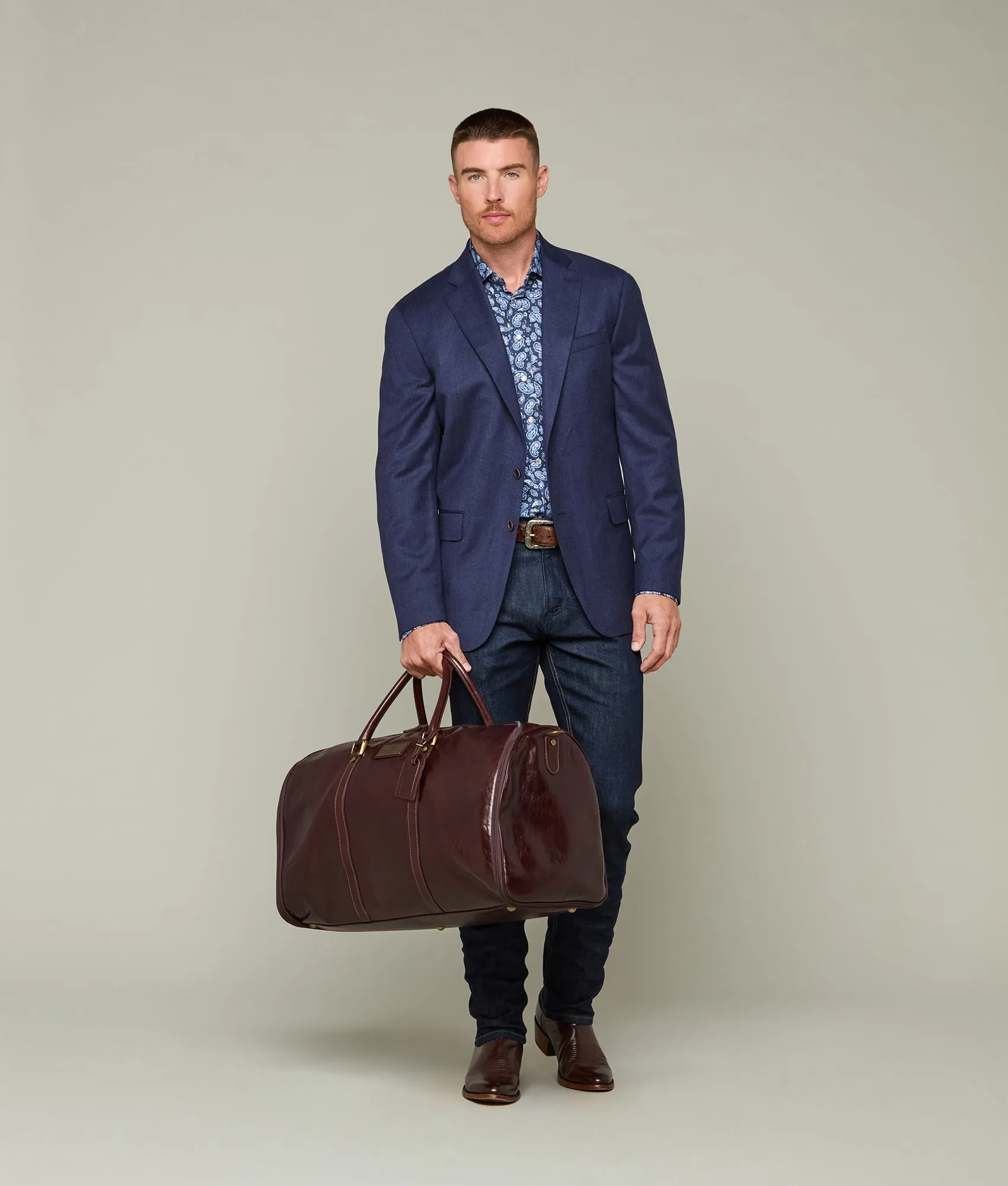 Cosimo Garment Duffle :: Chocolate