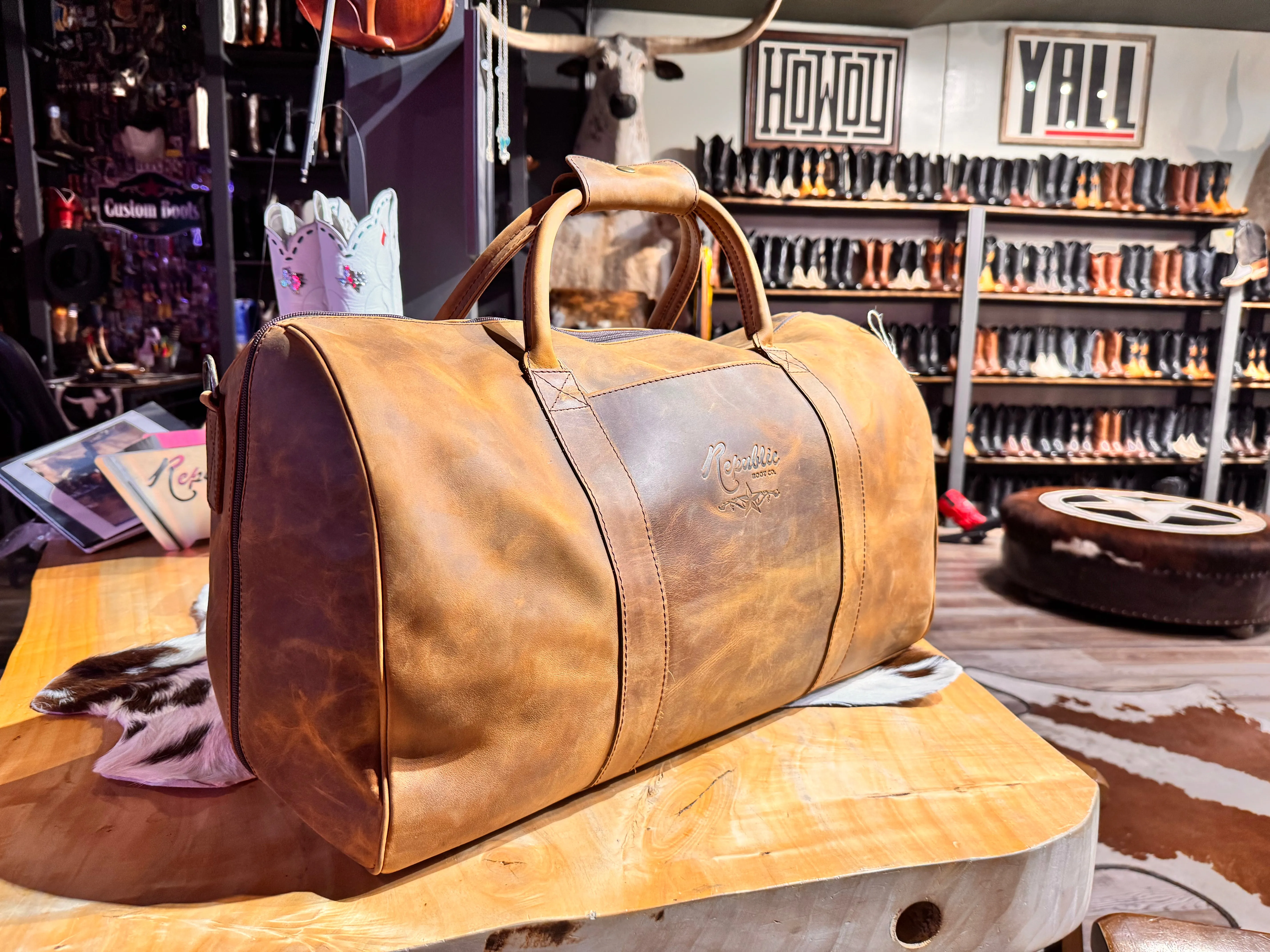 Cowboy Duffle - Crazy Horse Premium Leather