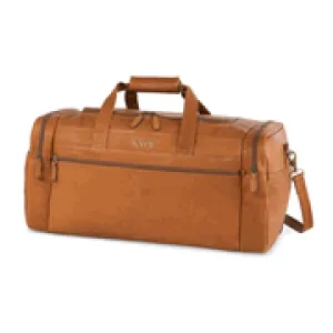 Dorado Leather 21" Multi-Pocket Duffel