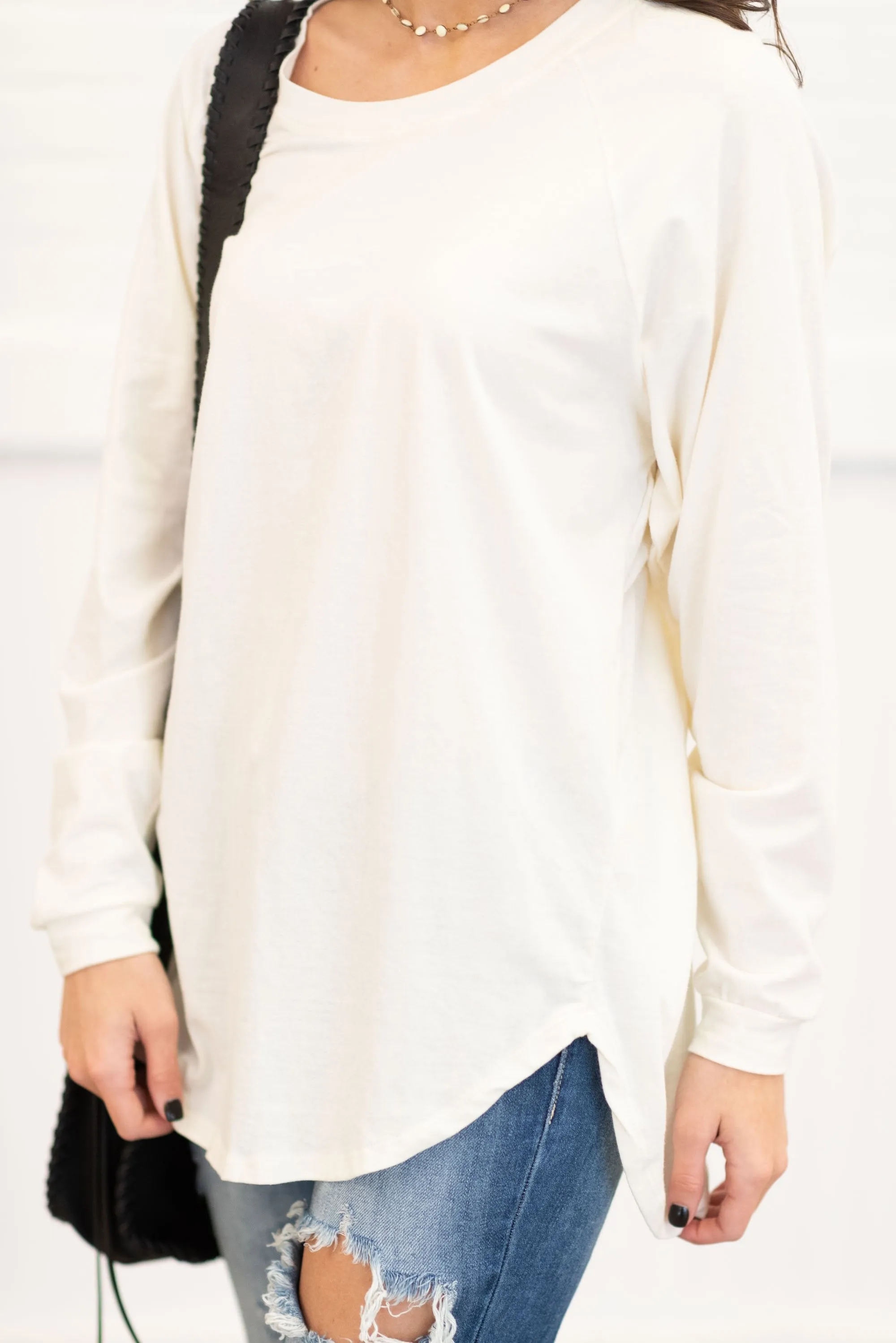 Easy Like Sunday Ivory White Tunic