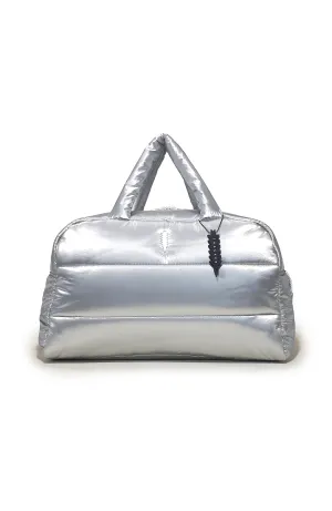 Feather Escape Duffle | Matte Silver Nylon