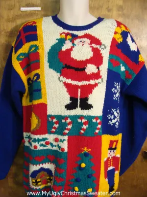 Fun Festive 80s Ugly Christmas Sweater