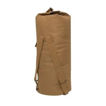 G.I. Style Canvas Double Strap Duffle Bag