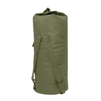 G.I. Style Canvas Double Strap Duffle Bag