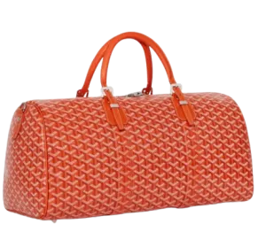 Goyard 'Boston 50' Orange Duffle Bag