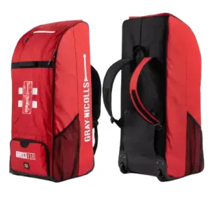 Gray Nicolls 450 Team Duffle Wheelie Cricket Kit Bag Red