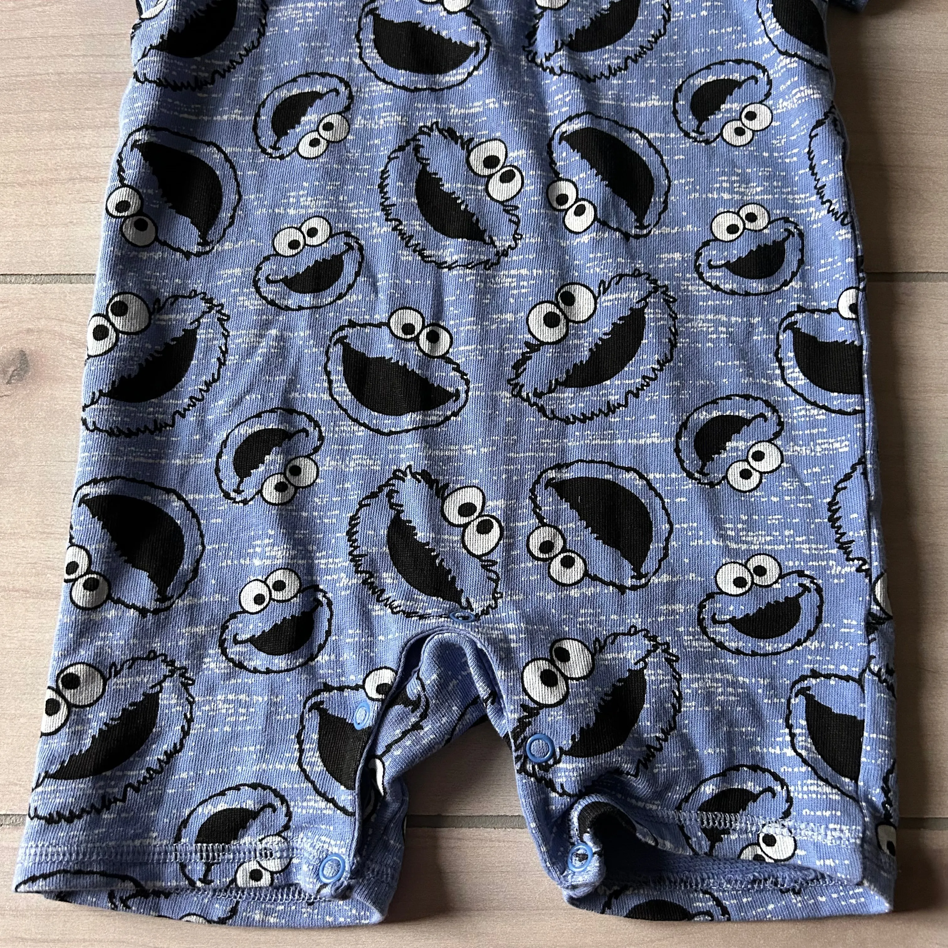 H&M Cookie Monster Hooded Romper