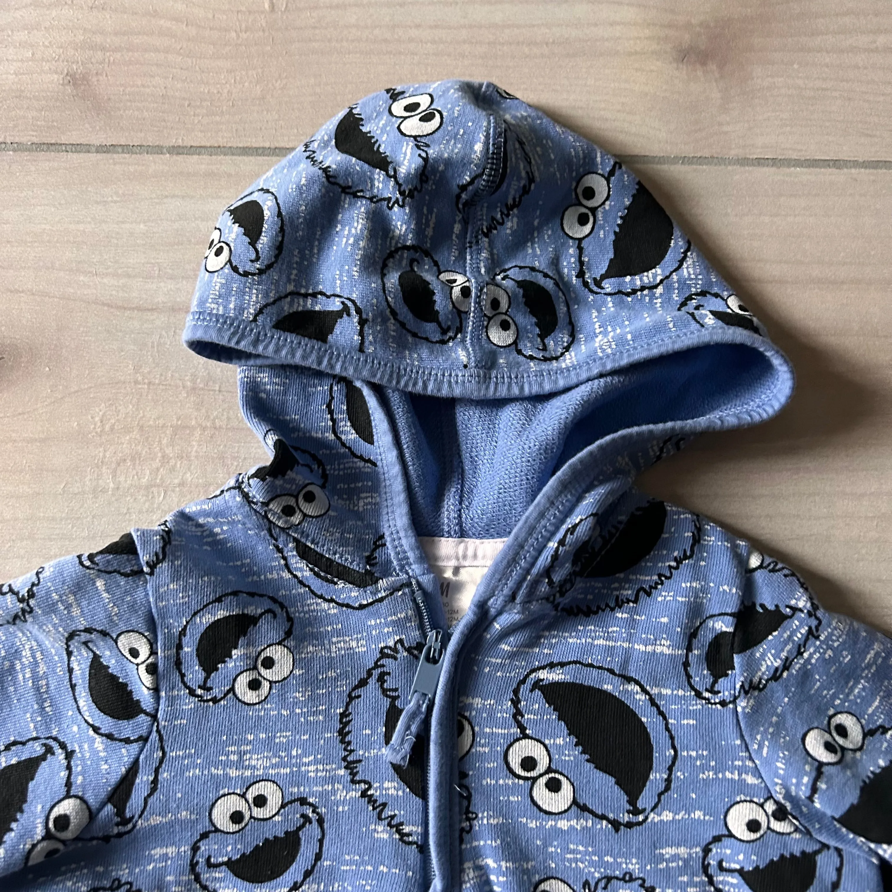 H&M Cookie Monster Hooded Romper