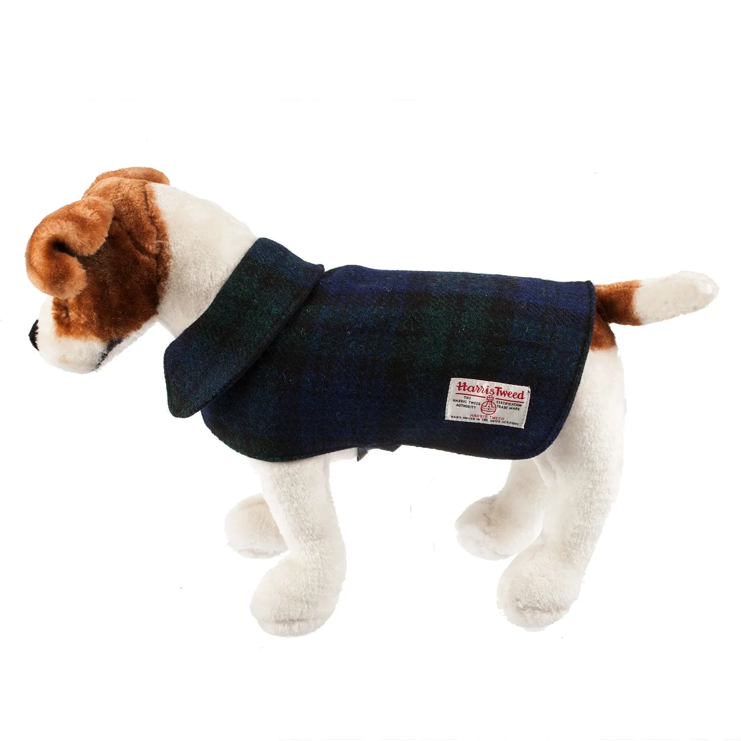 Harris Tweed Dog Coat Trt006 Black Watch