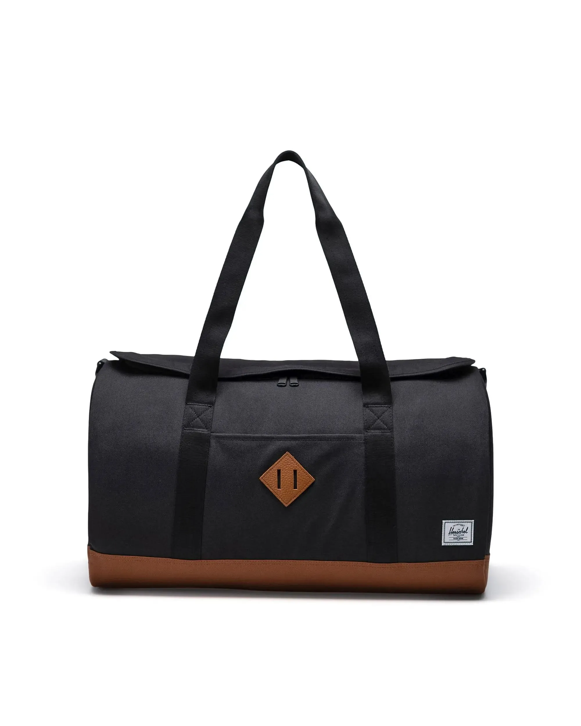 Herschel Supply Co Herschel Heritage™ Duffle - 40L - BLACK/SADDLE BROWN