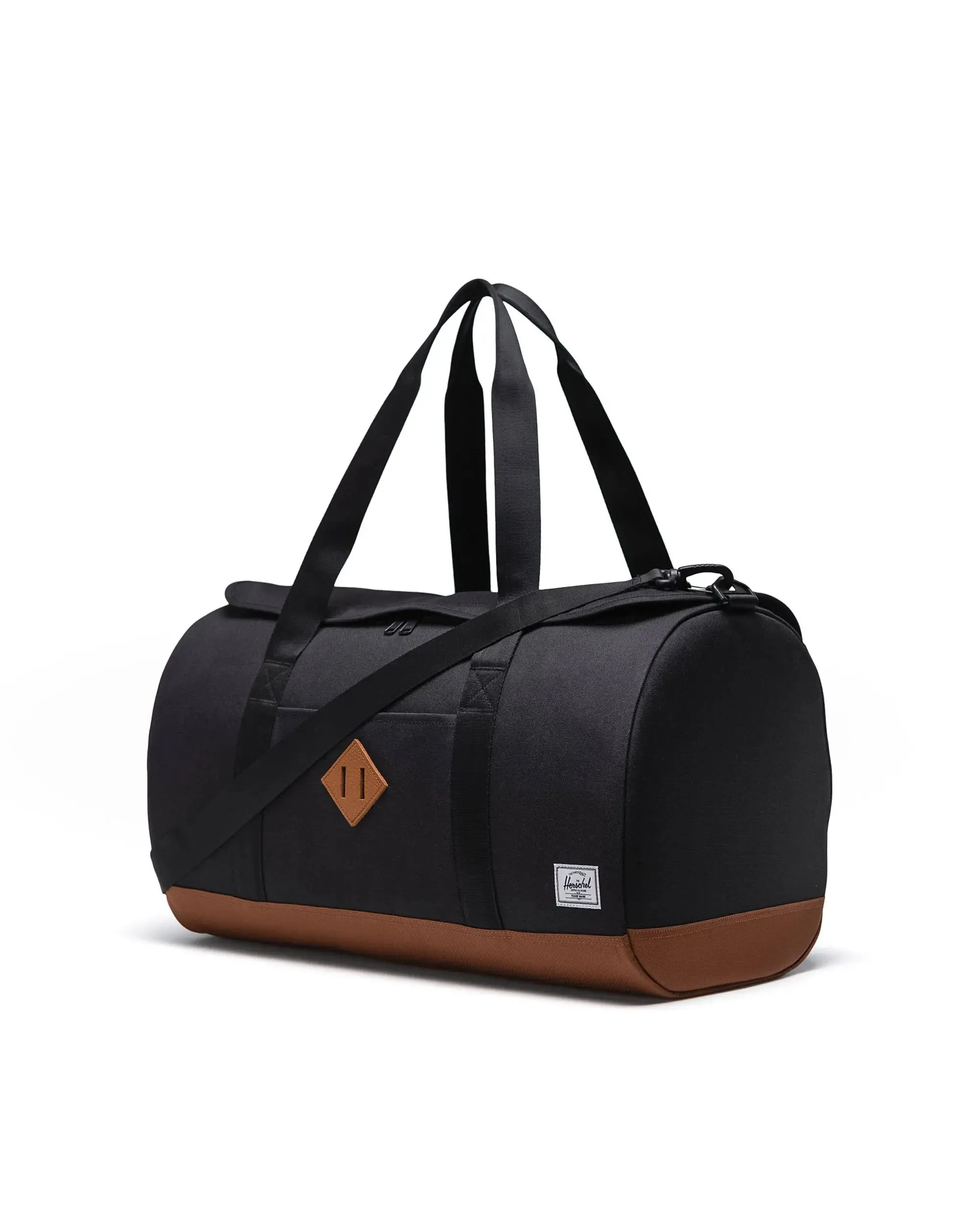 Herschel Supply Co Herschel Heritage™ Duffle - 40L - BLACK/SADDLE BROWN