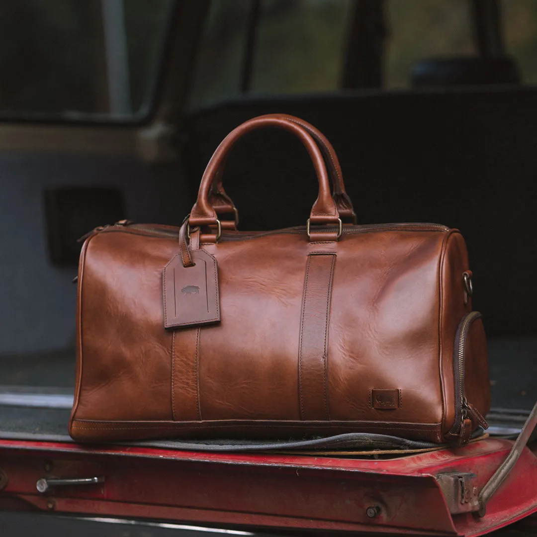 Jefferson Leather Duffle | Elderwood