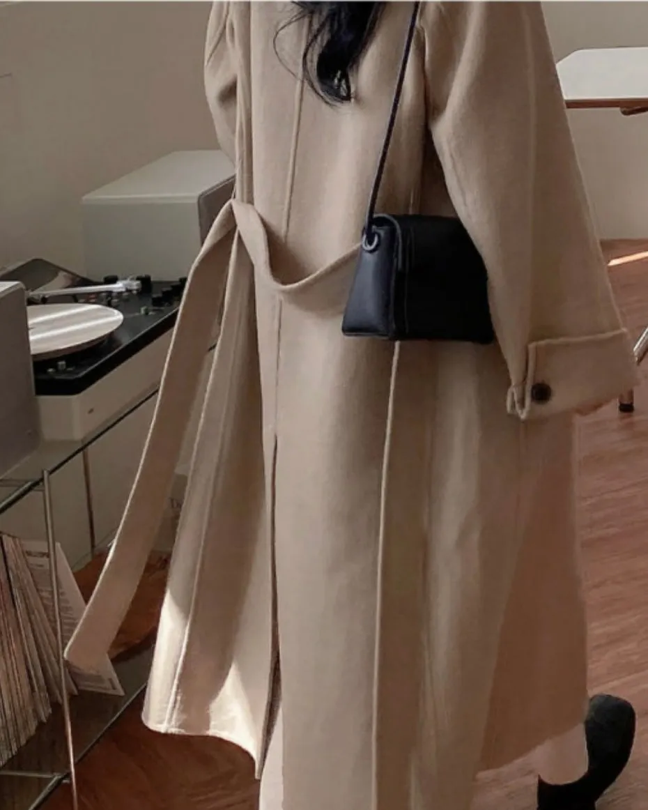 Jennie Handmade Wool Coat - 90% Wool