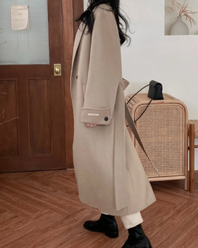 Jennie Handmade Wool Coat - 90% Wool