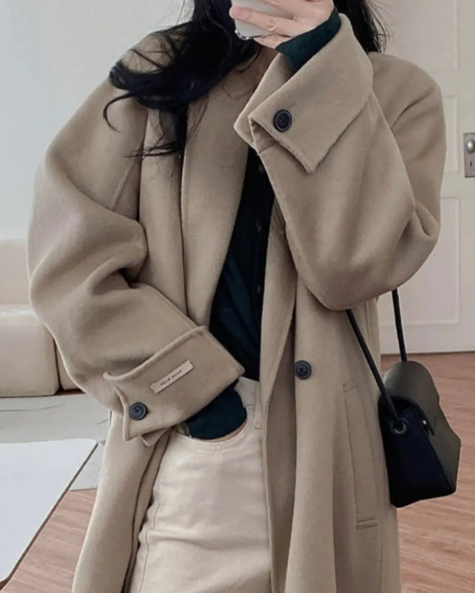 Jennie Handmade Wool Coat - 90% Wool