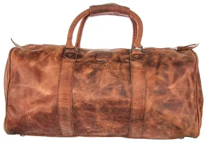 Justinreess England Voyager Lite In Cognac Bag