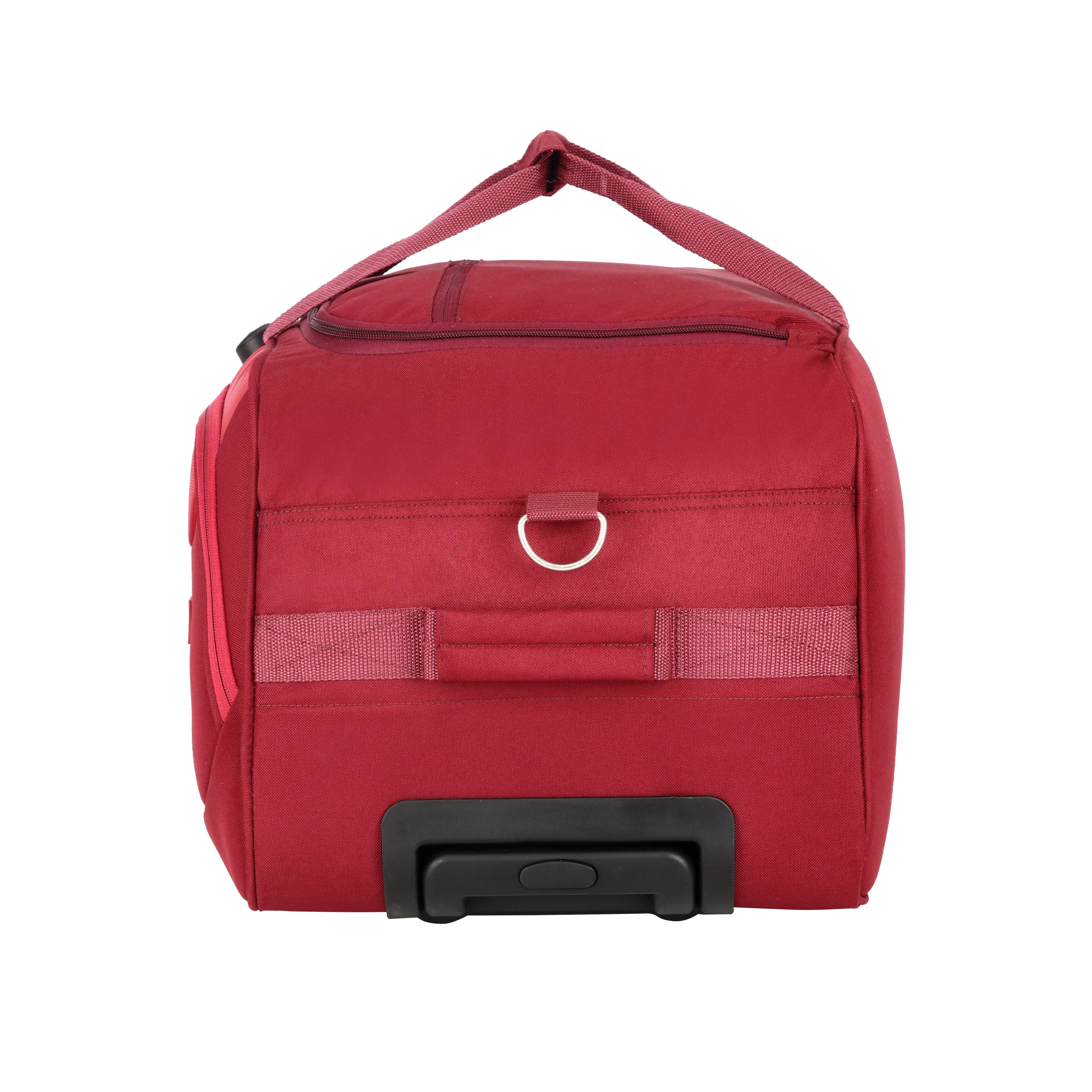 Lavie Sport 65 cms Anti-theft Voyage Wheel Duffle Bag | Trolley Bag Maroon