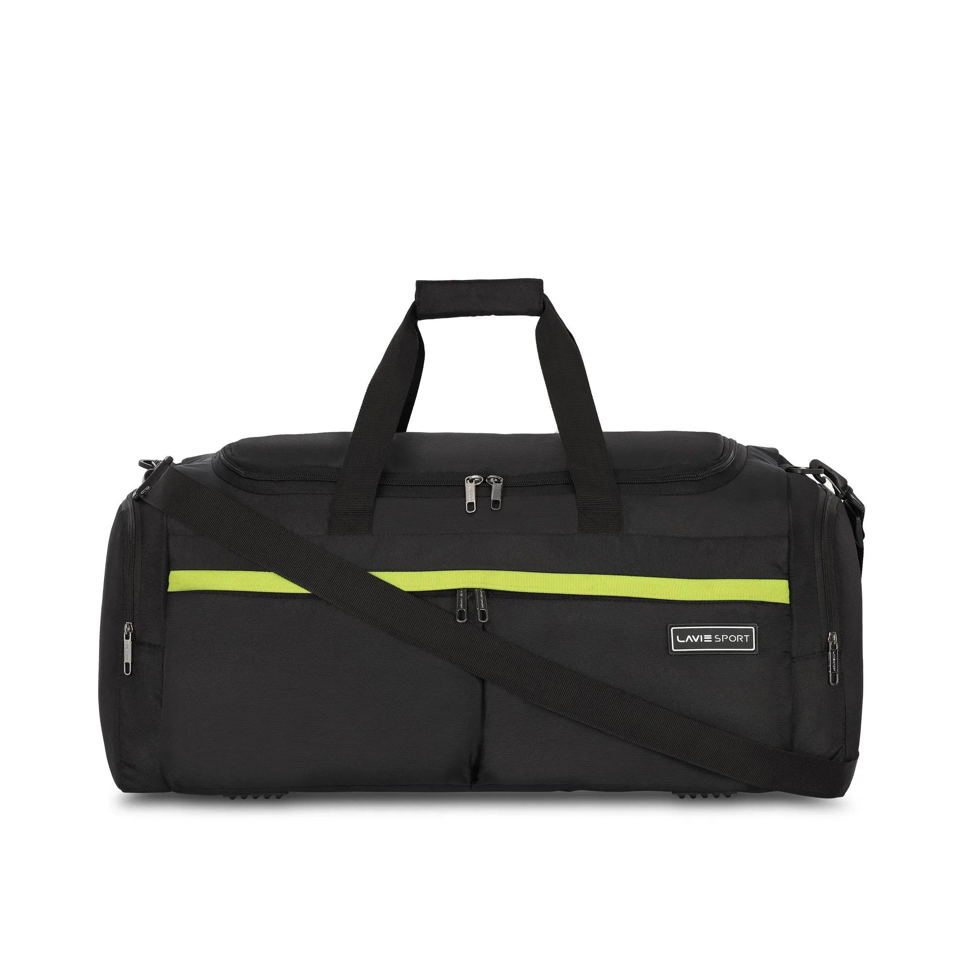 Lavie Sport Epitome 55 cms Duffle Bag For | Airbag | Duffle Black