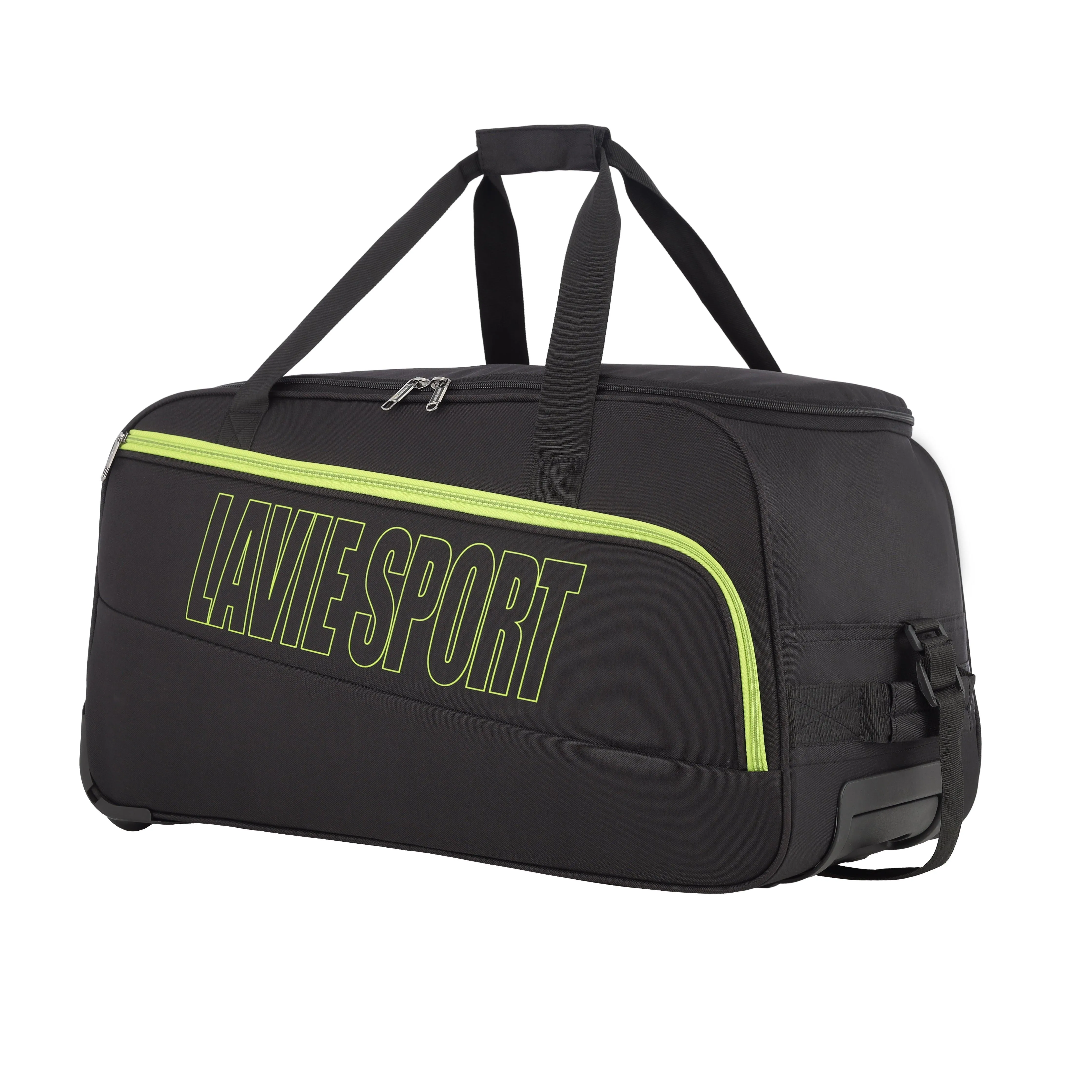 Lavie Sport size 62 cms Star Wheel Duffle Bag | Black