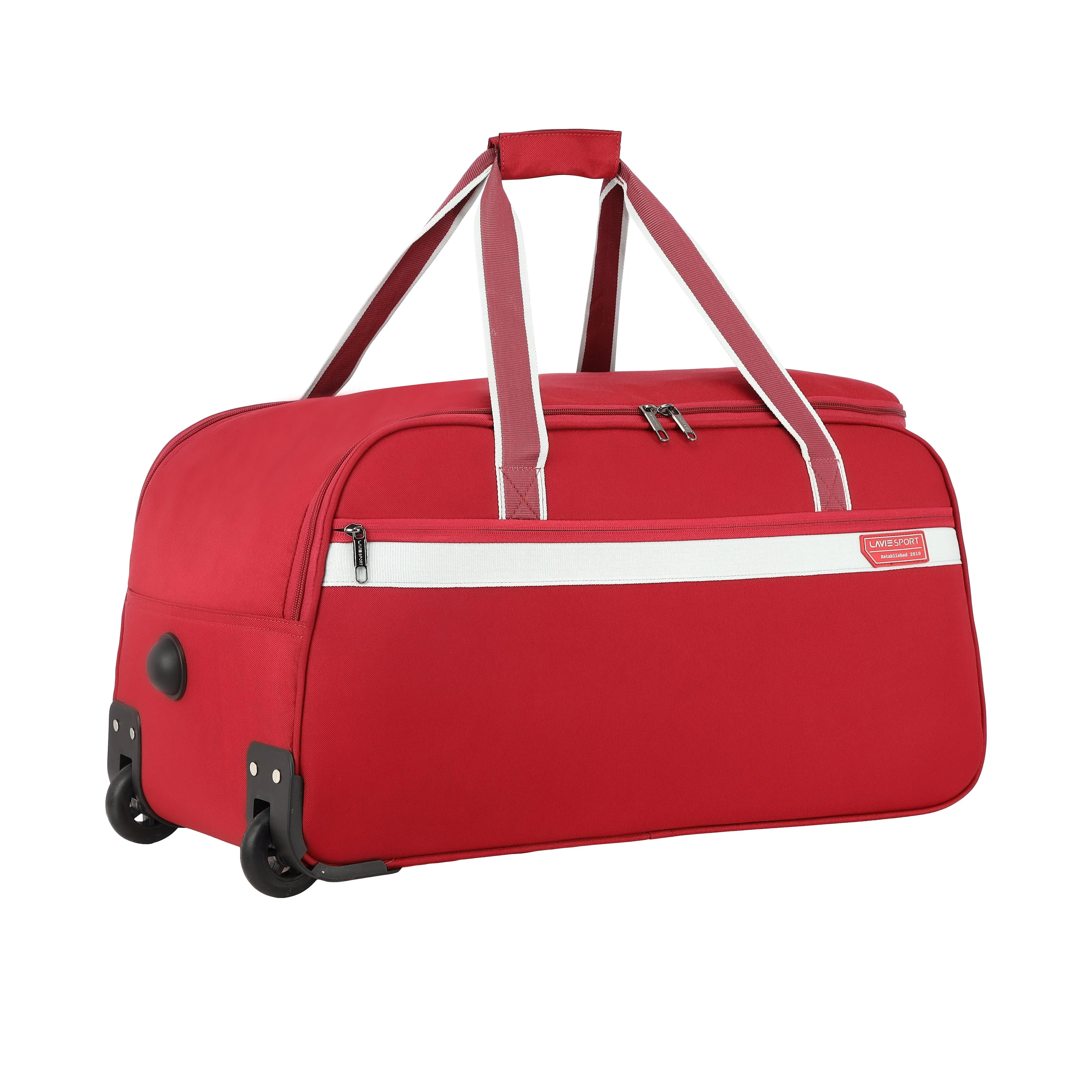 Lavie Sport size 62 cms Tropic Wheel Duffle Bag | Red