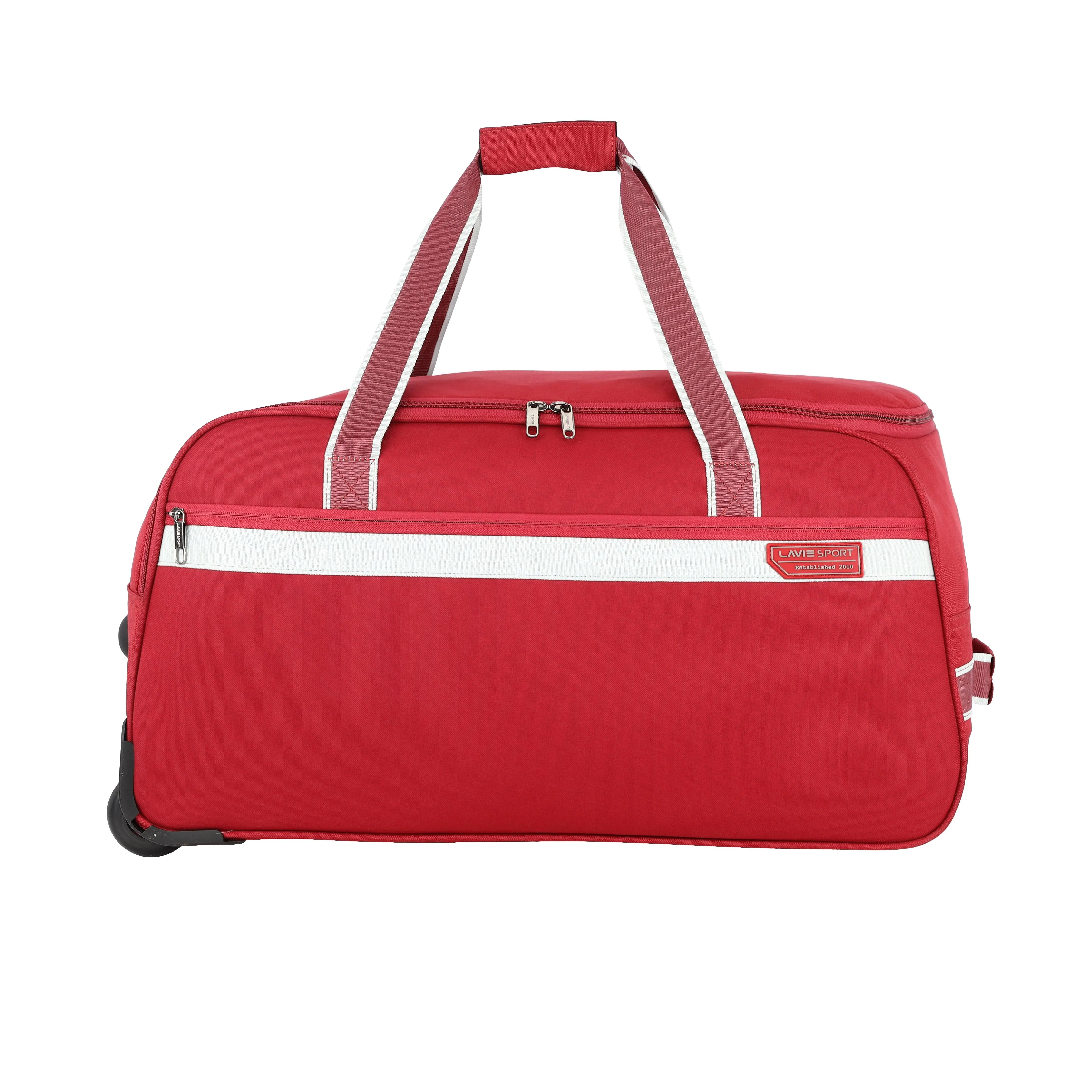 Lavie Sport size 62 cms Tropic Wheel Duffle Bag | Red