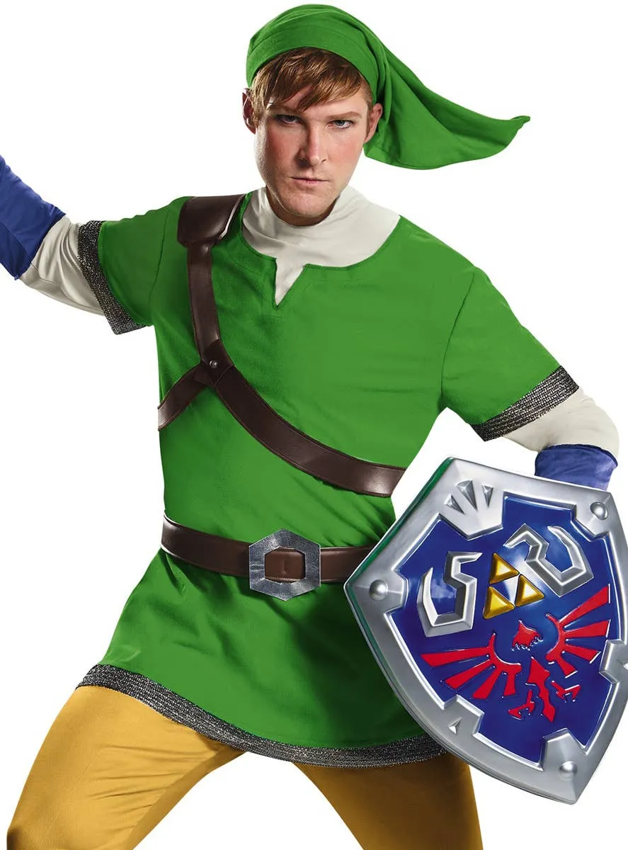 Legend of Zelda Mens Deluxe Plus Size Link Costume