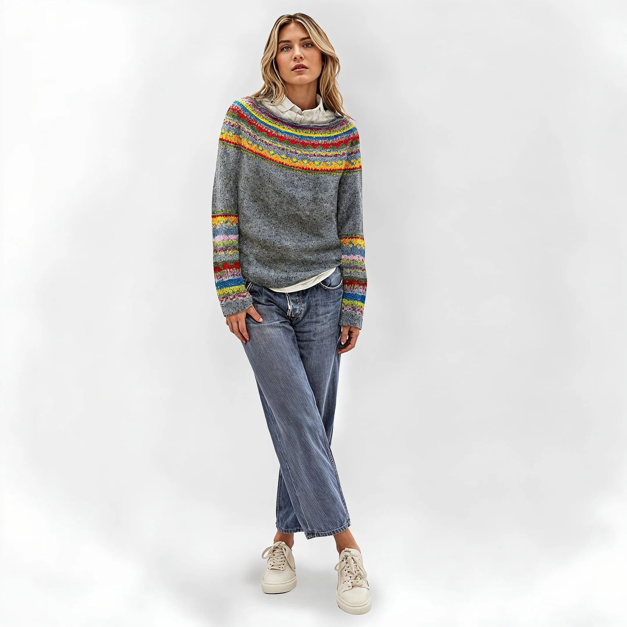 Marie™ | Warm Retro Knit Sweater