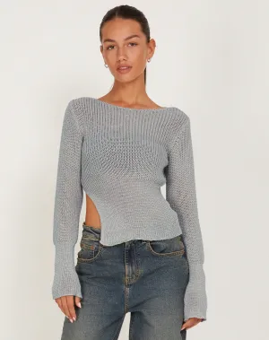 Mazie Jumper in Light Grey