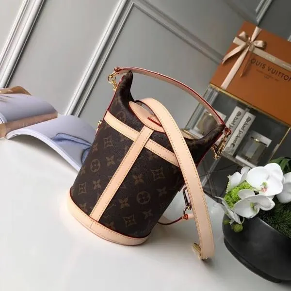 Monogram Canvas Bucket Shape Duffle Top Handle Bag M43587 2019 Collection