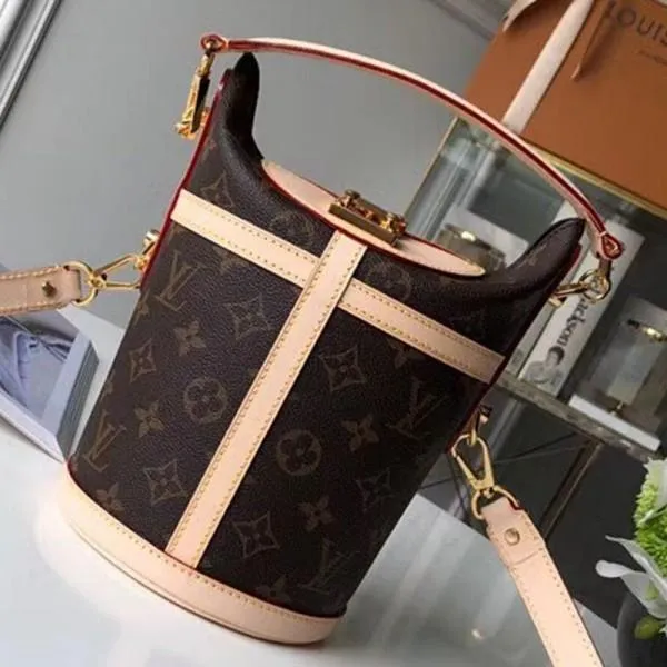 Monogram Canvas Bucket Shape Duffle Top Handle Bag M43587 2019 Collection