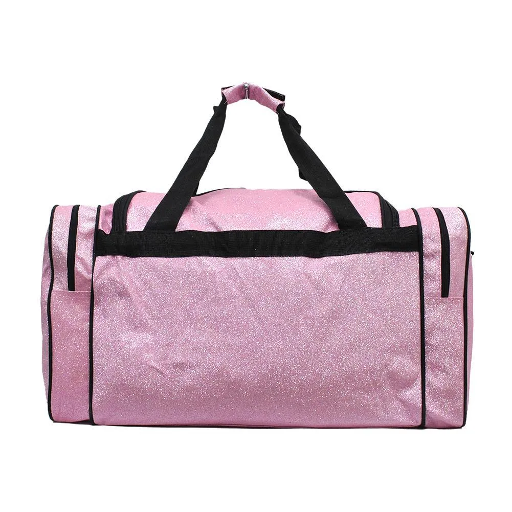 Pink Glitter NGIL Canvas 20" Duffle Bag